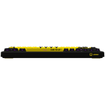 Гейминг клавиатура LORGAR KBP7075W, Wireless 75% Mechanical Gaming Keyboard Pro, Black/yellow, EN layout