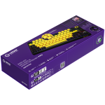 Гейминг клавиатура LORGAR KBP7075W, Wireless 75% Mechanical Gaming Keyboard Pro, Black/yellow, EN layout