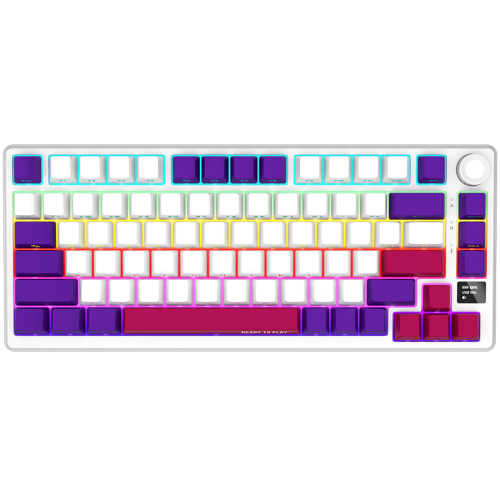 LORGAR KBP7075W, Wireless 75% Mechanical Gaming Keyboard Pro, White, EN layout LORGAR KBP7075W, Wireless 75% Mechanical Gaming Keyboard Pro, White, EN layout