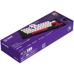 LORGAR KBP70MW, Wireless 65% Mechanical Gaming Keyboard Pro, Black/red, EN layout LORGAR KBP70MW, Wireless 65% Mechanical Gaming Keyboard Pro, Black/red, EN layout