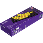 LORGAR KBP70MW, Wireless 65% Mechanical Gaming Keyboard Pro, Black/yellow, EN layout LORGAR KBP70MW, Wireless 65% Mechanical Gaming Keyboard Pro, Black/yellow, EN layout