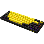 LORGAR KBP70MW, Wireless 65% Mechanical Gaming Keyboard Pro, Black/yellow, EN layout LORGAR KBP70MW, Wireless 65% Mechanical Gaming Keyboard Pro, Black/yellow, EN layout