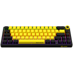 LORGAR KBP70MW, Wireless 65% Mechanical Gaming Keyboard Pro, Black/yellow, EN layout LORGAR KBP70MW, Wireless 65% Mechanical Gaming Keyboard Pro, Black/yellow, EN layout