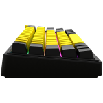 LORGAR KBP70MW, Wireless 65% Mechanical Gaming Keyboard Pro, Black/yellow, EN layout LORGAR KBP70MW, Wireless 65% Mechanical Gaming Keyboard Pro, Black/yellow, EN layout