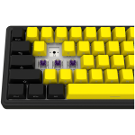 LORGAR KBP70MW, Wireless 65% Mechanical Gaming Keyboard Pro, Black/yellow, EN layout LORGAR KBP70MW, Wireless 65% Mechanical Gaming Keyboard Pro, Black/yellow, EN layout