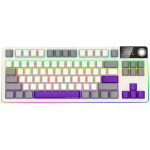 Механична клавиатура LORGAR KBP70TKLW, Wireless TKL Mechanical Gaming Keyboard Pro, Beige, EN layout