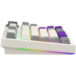 Механична клавиатура LORGAR KBP70TKLW, Wireless TKL Mechanical Gaming Keyboard Pro, Beige, EN layout Механична клавиатура LORGAR KBP70TKLW, Wireless TKL Mechanical Gaming Keyboard Pro, Beige, EN layout