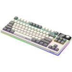 Механична клавиатура LORGAR KBP70TKLW, Wireless TKL Mechanical Gaming Keyboard Pro, Beige, EN layout Механична клавиатура LORGAR KBP70TKLW, Wireless TKL Mechanical Gaming Keyboard Pro, Beige, EN layout