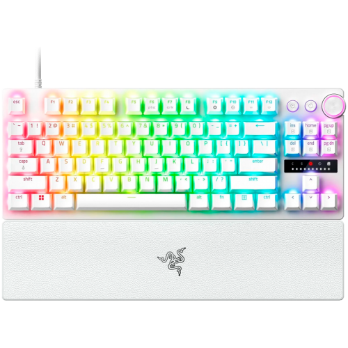 Клавиатура RAZER Huntsman V3 Pro Tenkeyless Gaming Keyboard - White - US Layout Клавиатура RAZER Huntsman V3 Pro Tenkeyless Gaming Keyboard - White - US Layout