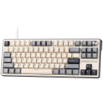 ROYAL KLUDGE R87Pro Half Grey Gaming Keyboard Creamy switch ROYAL KLUDGE R87Pro Half Grey Gaming Keyboard Creamy switch