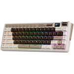 ROYAL KLUDGE RK M70 Mocha Grey Gaming Keyboard Cream switch ROYAL KLUDGE RK M70 Mocha Grey Gaming Keyboard Cream switch
