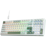 Клавиатура ROYAL KLUDGE RK R98Pro Sky Cyan Gaming Keyboard Cream switch, RK-R98PRO-SKYCYN-CRMSW-US Клавиатура ROYAL KLUDGE RK R98Pro Sky Cyan Gaming Keyboard Cream switch, RK-R98PRO-SKYCYN-CRMSW-US