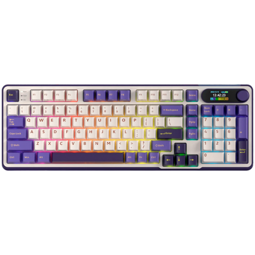ROYAL KLUDGE RK-S98 Blackberry Mousse Gaming Keyboard Chartreuse switch ROYAL KLUDGE RK-S98 Blackberry Mousse Gaming Keyboard Chartreuse switch