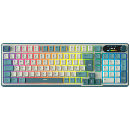 ROYAL KLUDGE RK-S98 Light Cloud Gaming Keyboard Chartreuse switch ROYAL KLUDGE RK-S98 Light Cloud Gaming Keyboard Chartreuse switch