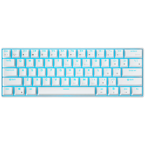 ROYAL KLUDGE RK61 White Gaming Keyboard Red switch ROYAL KLUDGE RK61 White Gaming Keyboard Red switch