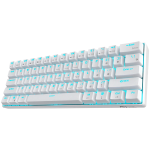 ROYAL KLUDGE RK61 White Gaming Keyboard Red switch ROYAL KLUDGE RK61 White Gaming Keyboard Red switch