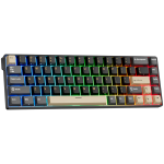 Клавиатура ROYAL KLUDGE RK68 HE Phantom Gaming Keyboard Mint switch, RK-68HE-PHNTM-MINTSW-US