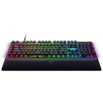 Razer BlackWidow V4 Mechanical Gaming Keyboard, US Layout, Green Switch, Razer Chroma™ RGB, 6 Macro Keys, Lubricated Stabilizers, Media Keys, Magnetic Wrist Rest, Up to 8000 Hz Polling Rate, Detachable Type C Cable Razer BlackWidow V4 Mechanical Gaming Keyboard, US Layout, Green Switch, Razer Chroma™ RGB, 6 Macro Keys, Lubricated Stabilizers, Media Keys, Magnetic Wrist Rest, Up to 8000 Hz Polling Rate, Detachable Type C Cable