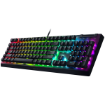 Razer BlackWidow V4 X Mechanical Gaming Keyboard, US Layout, Green Switch, Razer Chroma™ RGB, 6 Macro Keys, Lubricated Stabilizers, Media Roller Razer BlackWidow V4 X Mechanical Gaming Keyboard, US Layout, Green Switch, Razer Chroma™ RGB, 6 Macro Keys, Lubricated Stabilizers, Media Roller