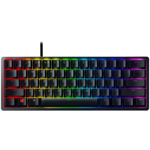 Механична клавиатура Razer - Huntsman Mini, Optical Purple, черна, RZ03-03390100-R3M1