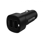 Зарядно за автомобил CANYON car charger OnDrive 24  24W 2xUSB-A Black