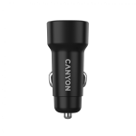 Зарядно за автомобил CANYON car charger OnDrive 24 24W 2xUSB-A Black Зарядно за автомобил CANYON car charger OnDrive 24 24W 2xUSB-A Black