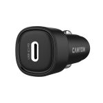 Зарядно за автомобил CANYON car charger OnDrive 30 PD 30W USB-C Black Зарядно за автомобил CANYON car charger OnDrive 30 PD 30W USB-C Black