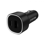 Зарядно за автомобил CANYON car charger OnDrive 48 PD 48W USB-A+USB-C Black