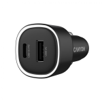 Зарядно за автомобил CANYON car charger OnDrive 48 PD 48W USB-A+USB-C Black