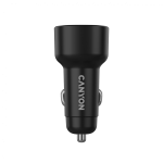 Зарядно за автомобил CANYON car charger OnDrive 48 PD 48W USB-A+USB-C Black