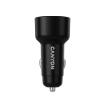 Зарядно за автомобил CANYON car charger OnDrive 60 PD 60W 2xUSB-C Black