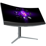 LORGAR 34MP1, UWQHD MiniLED Gaming Monitor Pro, 34'' (3440*1440) VA curved monitor, black/milky grey LORGAR 34MP1, UWQHD MiniLED Gaming Monitor Pro, 34'' (3440*1440) VA curved monitor, black/milky grey