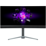 LORGAR 34MP1, UWQHD MiniLED Gaming Monitor Pro, 34'' (3440*1440) VA curved monitor, black/milky grey LORGAR 34MP1, UWQHD MiniLED Gaming Monitor Pro, 34'' (3440*1440) VA curved monitor, black/milky grey