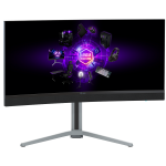 LORGAR 34MP1, UWQHD MiniLED Gaming Monitor Pro, 34'' (3440*1440) VA curved monitor, black/milky grey LORGAR 34MP1, UWQHD MiniLED Gaming Monitor Pro, 34'' (3440*1440) VA curved monitor, black/milky grey