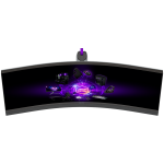 LORGAR 34MP1, UWQHD MiniLED Gaming Monitor Pro, 34'' (3440*1440) VA curved monitor, black/milky grey LORGAR 34MP1, UWQHD MiniLED Gaming Monitor Pro, 34'' (3440*1440) VA curved monitor, black/milky grey