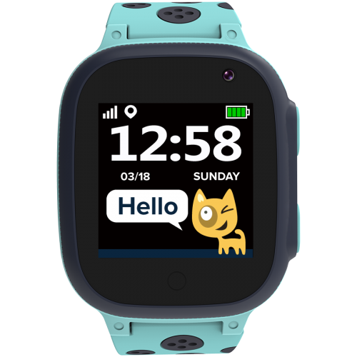 Смартчасовник CANYON Sandy KW-34, 1.44 inch colorful screen, GPS function, Nano SIM card, 32+32MB, 400mAh battery, compatibility with iOS and android, Blue Смартчасовник CANYON Sandy KW-34, 1.44 inch colorful screen, GPS function, Nano SIM card, 32+32MB, 400mAh battery, compatibility with iOS and android, Blue
