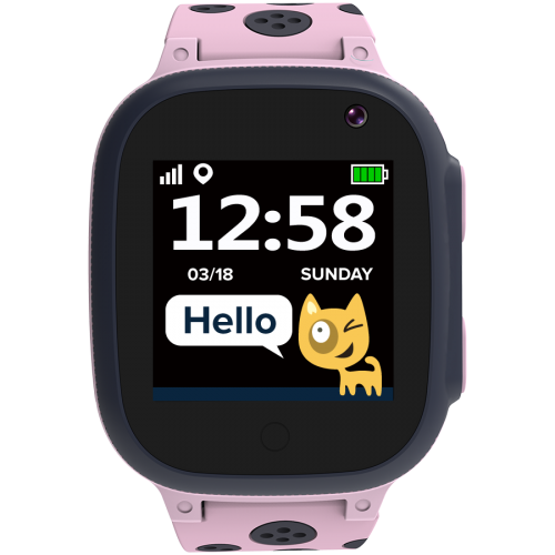 Смартчасовник CANYON Sandy KW-34, 1.44 inch colorful screen, GPS function, Nano SIM card, 32+32MB, 400mAh battery, compatibility with iOS and android, Pink Смартчасовник CANYON Sandy KW-34, 1.44 inch colorful screen, GPS function, Nano SIM card, 32+32MB, 400mAh battery, compatibility with iOS and android, Pink