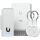 Ubiquity UA-G3-SK all-in-one kit for UniFi Access, designed to manage a single door with one reader. Supports seamless setup and Apple Touch Pass for modern, secure access control, Door Hub Mini, G3 Reader, 2x Pocket Keyfobs