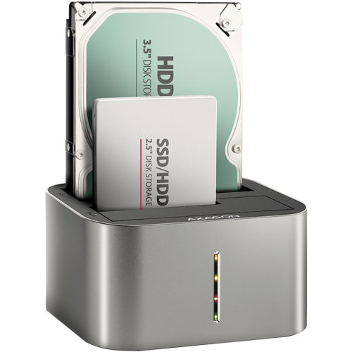 Док AXAGON ADSA-DC USB3.2 Gen1 - 2x SATA 6G CLONE DUAL HDD Dock Station ASMedia Док AXAGON ADSA-DC USB3.2 Gen1 - 2x SATA 6G CLONE DUAL HDD Dock Station ASMedia