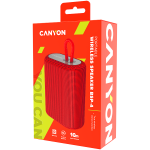 Преносим високоговорител CANYON speaker BSP-4 5W Red Преносим високоговорител CANYON speaker BSP-4 5W Red