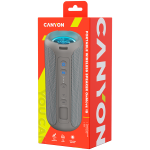 Преносим високоговорител CANYON speaker OnMove 15 40W EQ TWS AUX Beige