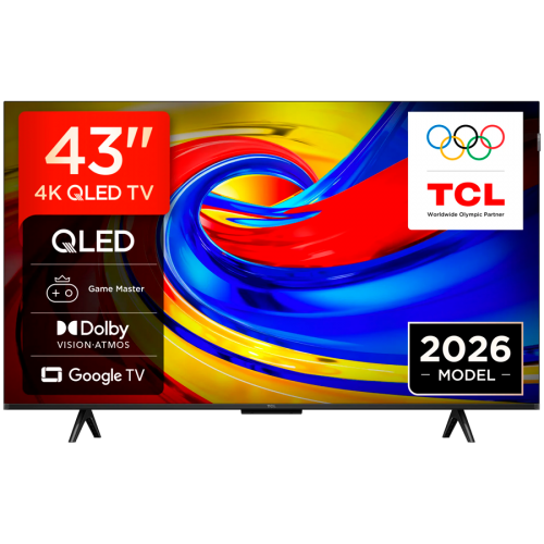 Телевизор TCL 43P7L, 43", QLED, UHD,60Hz