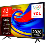 Телевизор TCL 43P7L, 43", QLED, UHD,60Hz