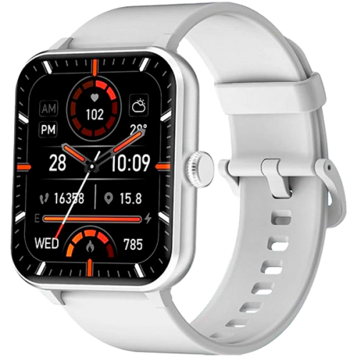 Смарт часовник Blackview R50, 1.85-inch TFT HD, 350mAh Battery, 24-hour SpO2 Detection + Heart Rate Monitoring, Calls and SMS notification, Grey Смарт часовник Blackview R50, 1.85-inch TFT HD, 350mAh Battery, 24-hour SpO2 Detection + Heart Rate Monitoring, Calls and SMS notification, Grey