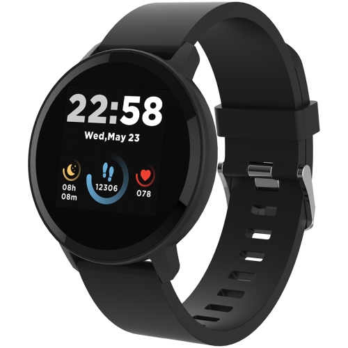 Смарт часовник CANYON Lollypop SW-63, 1.3inches IPS full touch screen, IP68 waterproof, multi-sport mode, BT5.0, compatibility with iOS and android, black Смарт часовник CANYON Lollypop SW-63, 1.3inches IPS full touch screen, IP68 waterproof, multi-sport mode, BT5.0, compatibility with iOS and android, black