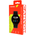Смарт часовник CANYON Lollypop SW-63, 1.3inches IPS full touch screen, IP68 waterproof, multi-sport mode, BT5.0, compatibility with iOS and android, black Смарт часовник CANYON Lollypop SW-63, 1.3inches IPS full touch screen, IP68 waterproof, multi-sport mode, BT5.0, compatibility with iOS and android, black