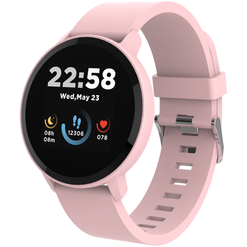 Смарт часовник CANYON Lollypop SW-63, 1.3inches IPS full touch screen, IP68 waterproof, multi-sport mode, BT5.0, compatibility with iOS and android, Pink Смарт часовник CANYON Lollypop SW-63, 1.3inches IPS full touch screen, IP68 waterproof, multi-sport mode, BT5.0, compatibility with iOS and android, Pink