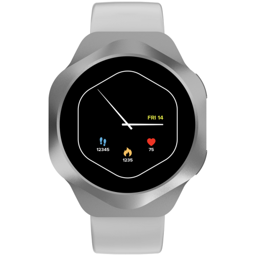Смарт часовник CANYON Hexagon 88 BT-CALL Silver, CNS-SW88SS