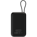Външна батерия CANYON power bank OnPower 101 built-in cable 10000 mAh PD22.5W Black Външна батерия CANYON power bank OnPower 101 built-in cable 10000 mAh PD22.5W Black