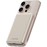 Външна батерия CANYON power bank OnPower 505 slim Magnetic 5000 mAh PD20W Beige Външна батерия CANYON power bank OnPower 505 slim Magnetic 5000 mAh PD20W Beige
